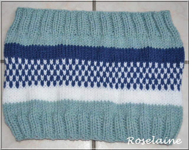 Roselaine tour de cou jacquard 2