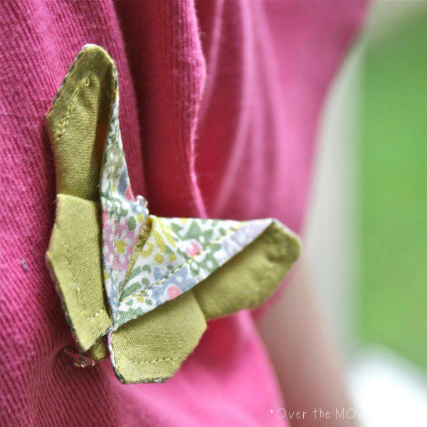 Broche origamibutter clarricoates pastel