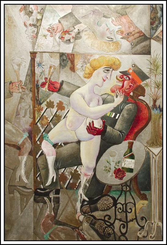 Otto Dix - Souvenirs de la galerie des glaces de Bruxelles - 1920