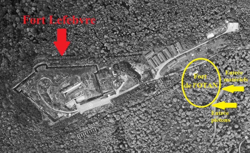 Vue aérienne Fort du Salbert 1963 R