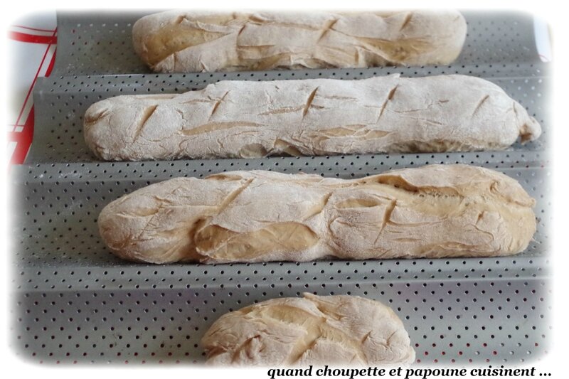 baguettes maison à la farine d'épeautre-5897