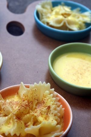 Farfalles à la crème de safran et paprika recettes Farfalles à la crème de safran et paprika