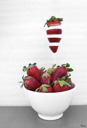 Flying strawberry