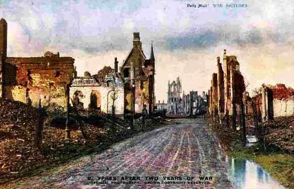 Ypres after 2 years of war