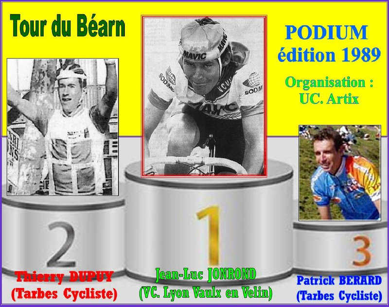1989 Tour du Béarn podium