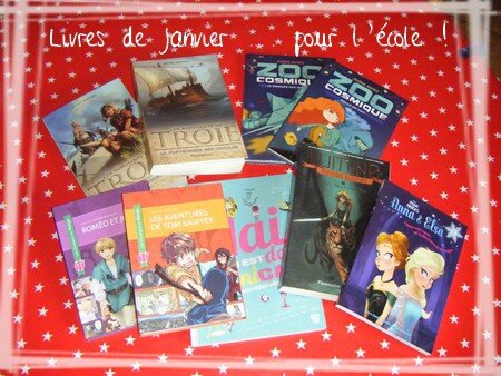 livres janvier école