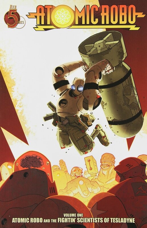 red 5 atomic robo vol 01 the fightin scientists of tesladyne TP