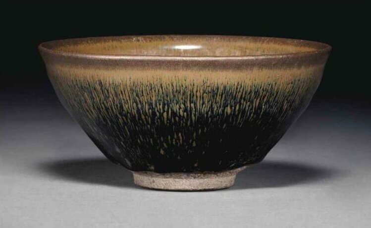 A Jianyao 'hare's fur' tea  bowl, Southern Song dynasty, (1127-1279)