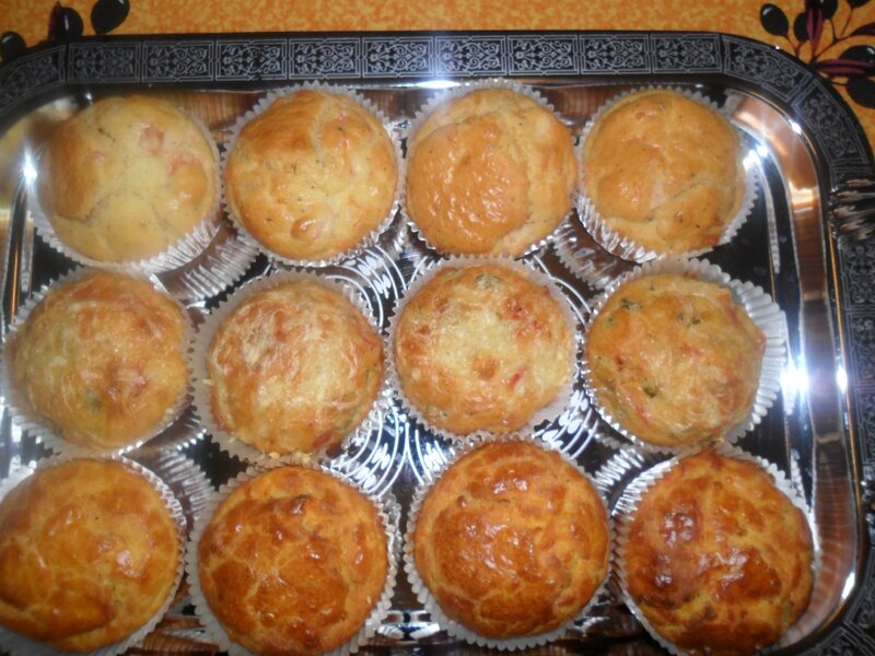 Muffins salés plateau 1