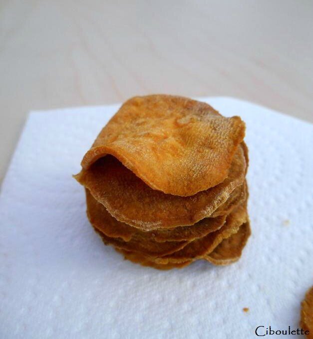 Chips de patates douces