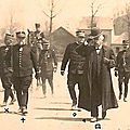 Visite ministérielle à Belfort le 4 mai 1912, le ministre de la guerre <b>Alexandre</b> <b>Millerand</b> 