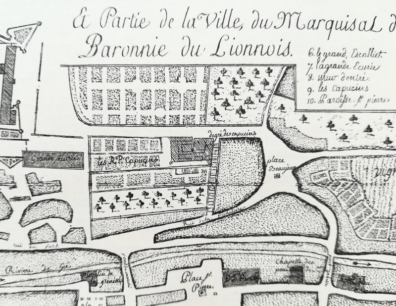 vue du Château, plan 1771 (2)