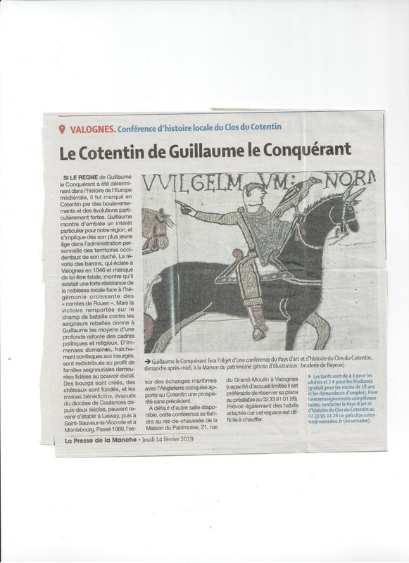 Guillaume La Presse de la Manche du 14022019 3 001