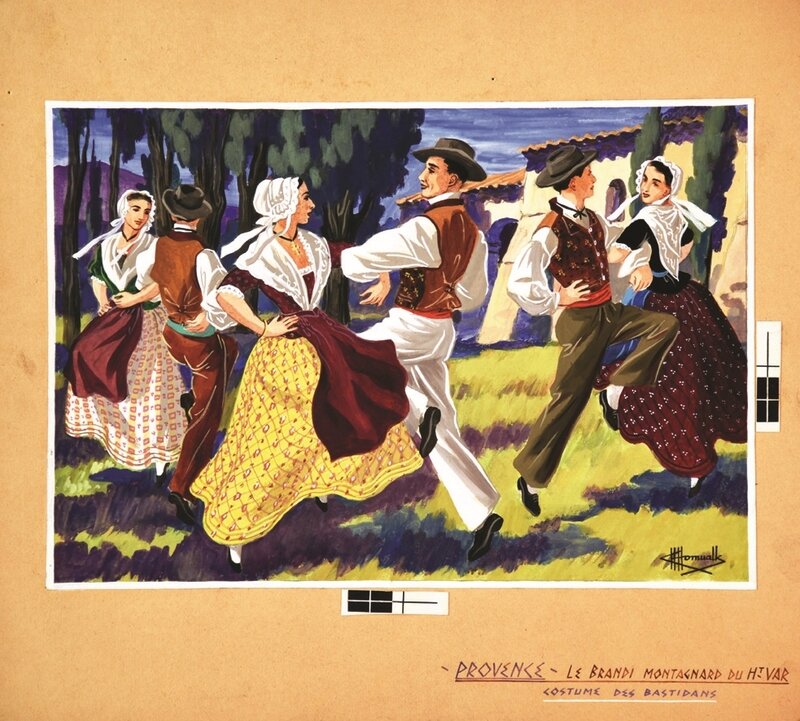 Le costume masculin le bastidan l artisan le paysan Passion Provence