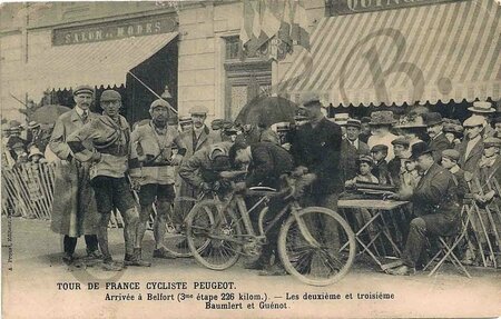 1910 Tour de France CP Belfort Baumlert et Guénot CCTB