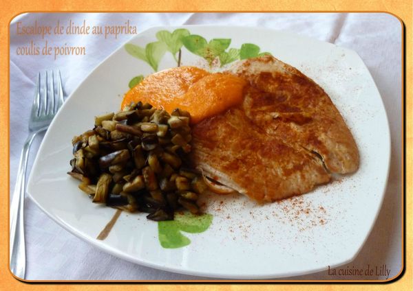 escalope de dinde au paprika