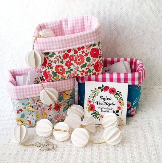 mini vide poche tissu