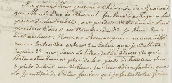 EXTRAIT lettre 1778