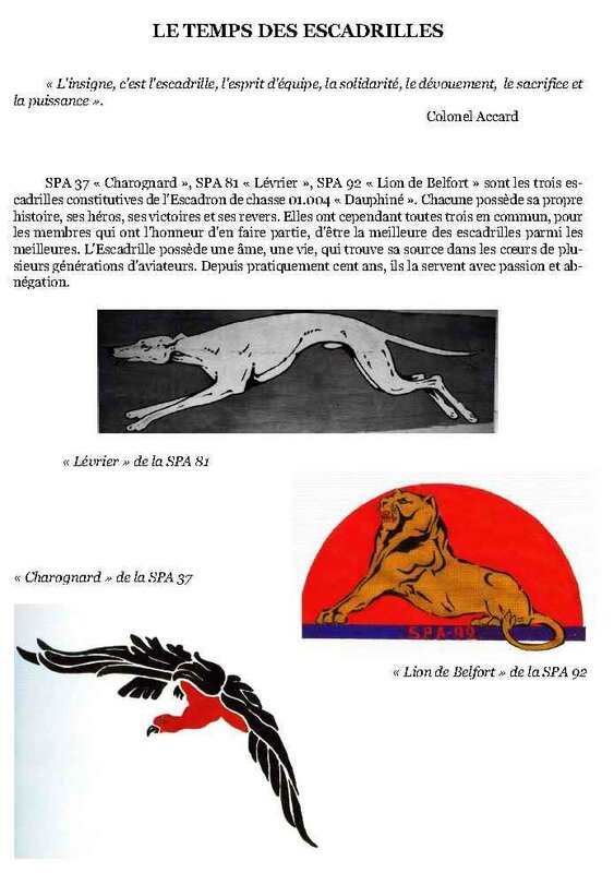 Le temps des escadrilles