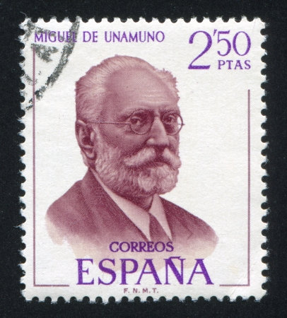 17145387-espagne-circa-1970-timbre-imprimé-par-l-espagne-montre-miguel-de-unamuno-circa-1970[1]