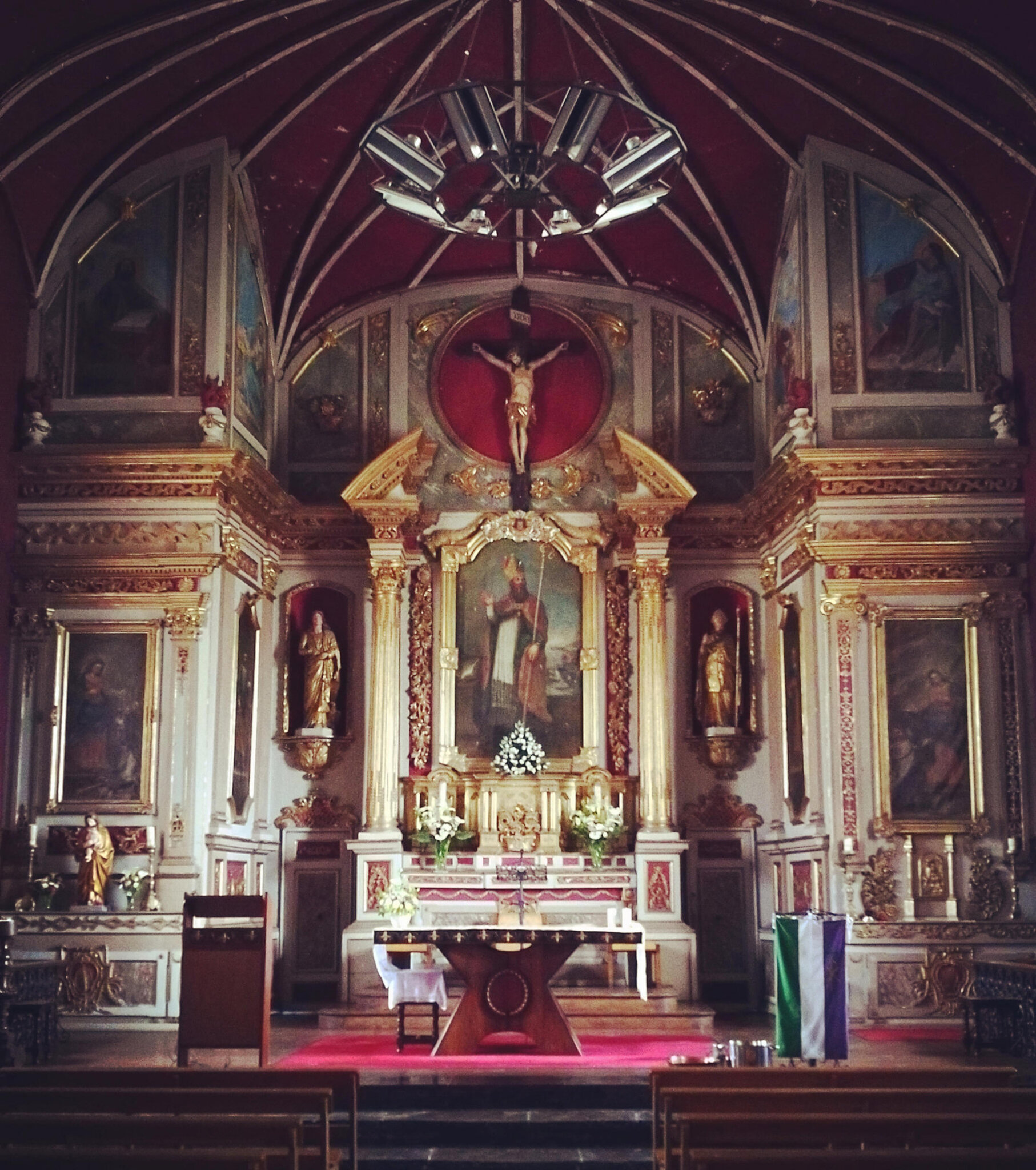 Mendionde, église saint-Cyprien, retable, insta (64)