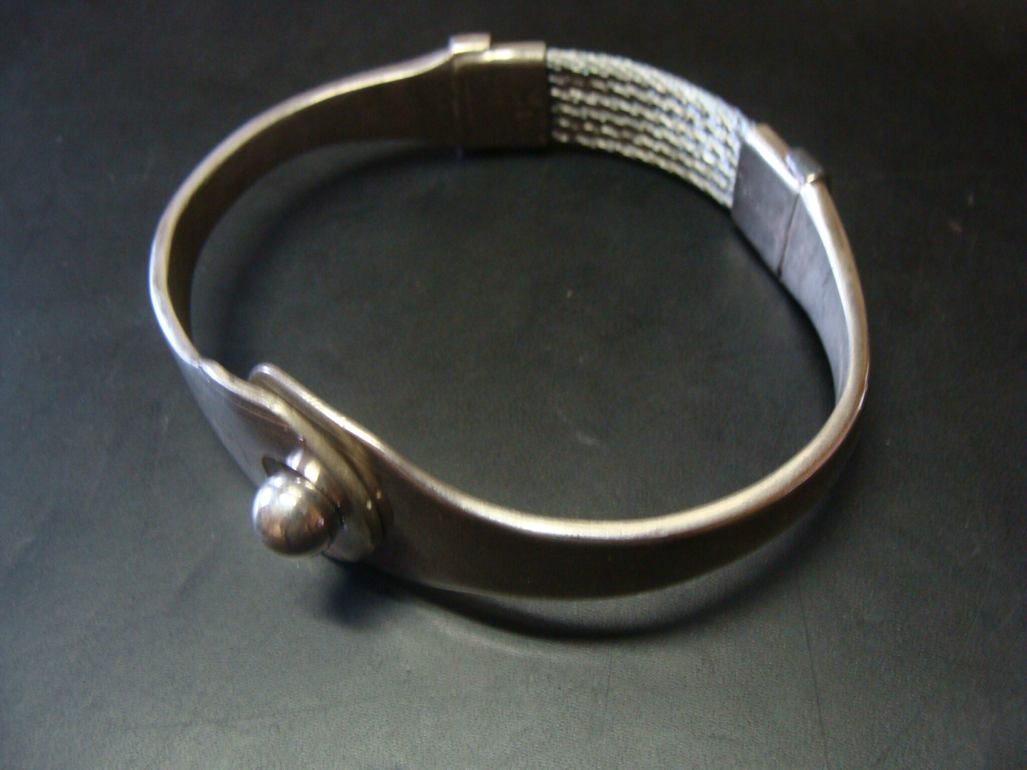 bracelet cuillère argent inox
