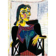 Affiche Dora Maar assise de Picasso | Boutiques de Musées