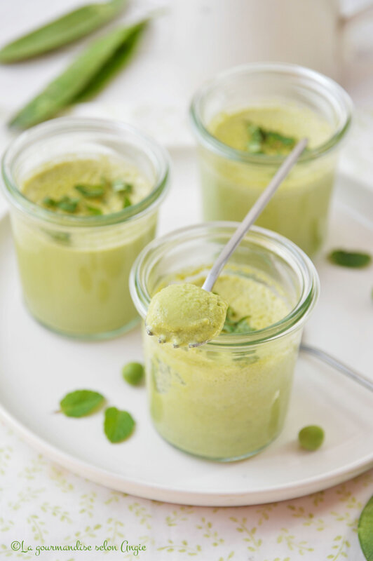 panna cotta vegan petits pois menthe sans lactose (1)