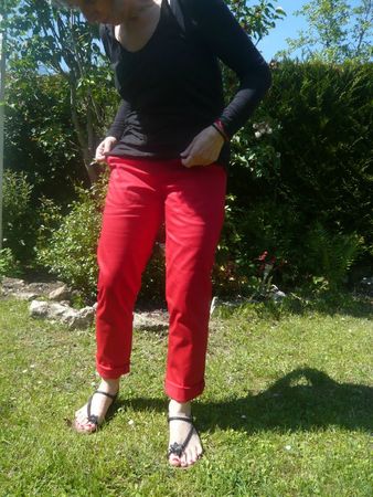 pantalon rouge 1