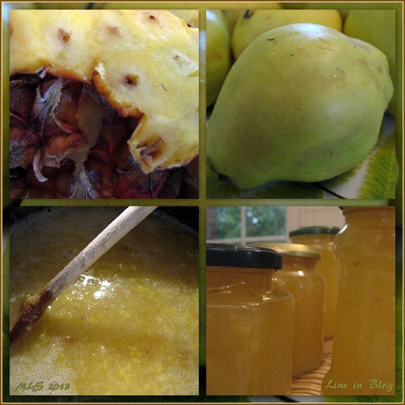 2013-10-28 confiture coing ananas