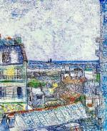 Van Gogh, toile rue lepic
