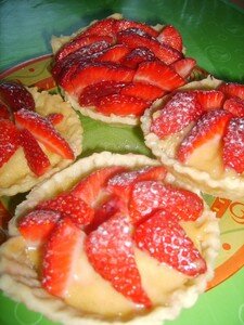 recettes Tartelettes aux fraises