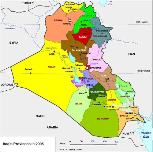 Provinces-irakiennes