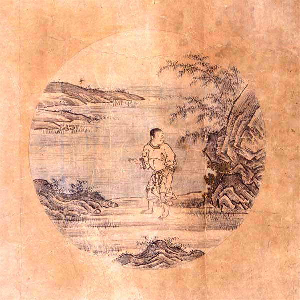 1- A la recherche du boeuf, par Tenshō Shūbun