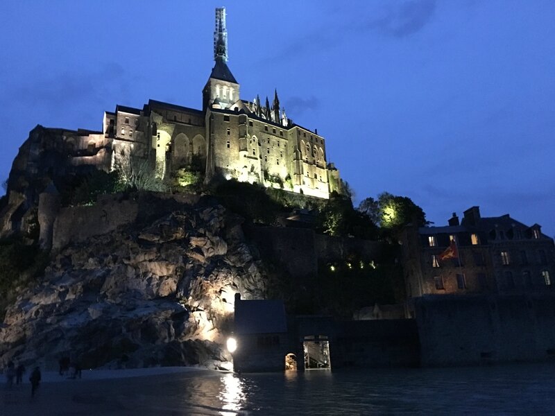 le Mont-Saint-Michel Manche nuit 2016