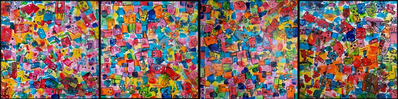 360-Personnages Animaux Monstres- Cache-cache peinture sur bois en maternelle (61)