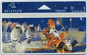 Télécarte Père Noël Belgique