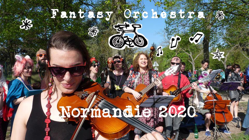Fantasy Orchestra_bike_tour_tournée_Normandie_2020