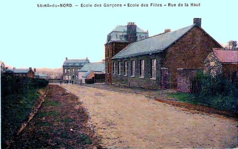 SAINS DU NORD-Ecole rue de La Haut