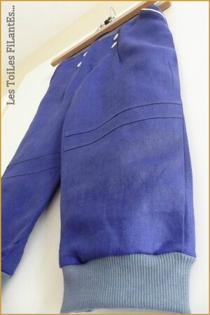 03-Ensemble pantalon bleu klein à pont1