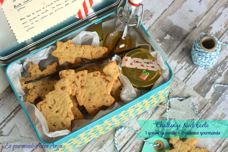 recette cadeau noel vegetalien - biscuits a la vanille vegan huile vanille et sucre rose 2
