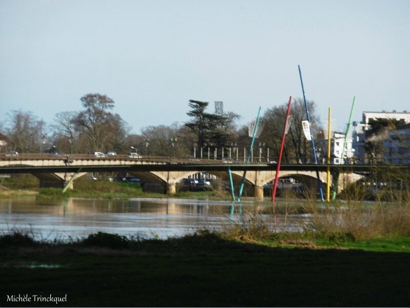 Etang Bois de Boulogne, Crue Adour et Ciel 080118