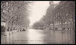 Inondation 1910 Petit Palais champs elysées