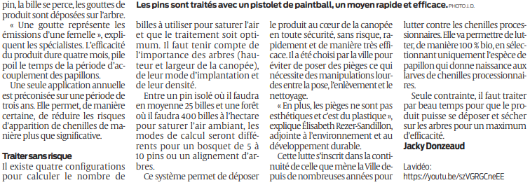 2020 07 30 SO Un pistolet contre les chenilles processionnaires2