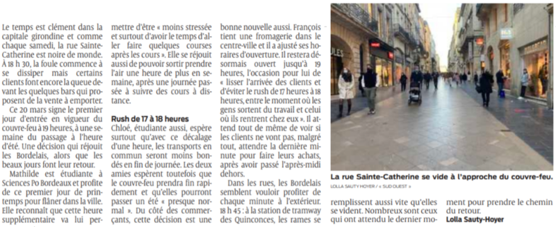 2021 03 21 SO Couvre-feu les Bordelais en profitent jusqu'à la dernière minute2