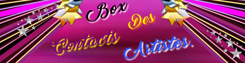 BOX des contactes artistes