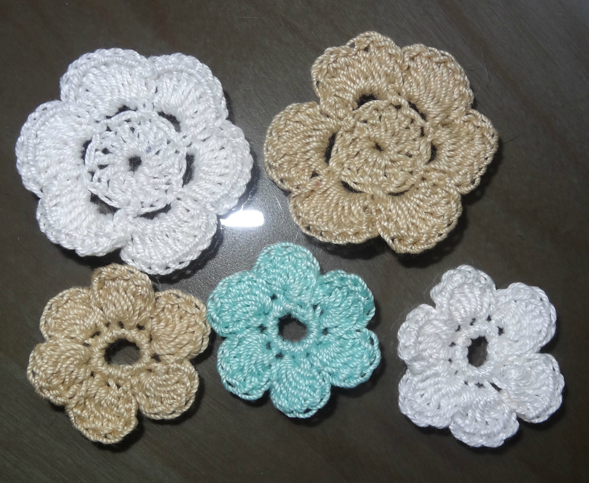 fleurs crochet geneviève