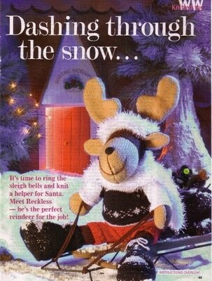 Traduction Reindeer dasing through the snow - Alan Dart