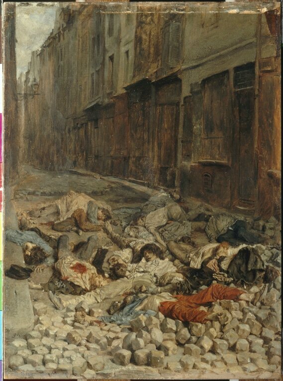 Meissonnier, souvenir de guerre civile (barricade rue de Mortellerie)