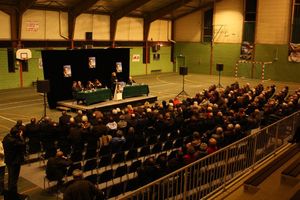 Valerie Pécresse meeting UMP Avranches 13 mars 2012 salle